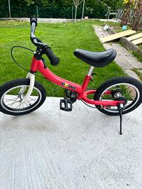 Bici balance con possibilità di montaggio pedali
