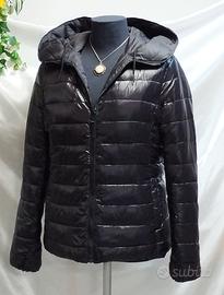 Giacca donna ZARA nero double face Giubbetto trapu