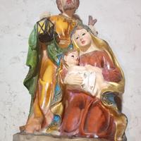 Statua dipinta a mano natività