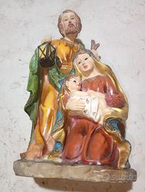 Statua dipinta a mano natività