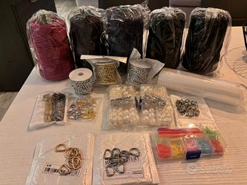 materiale per creazione borse uncinetto