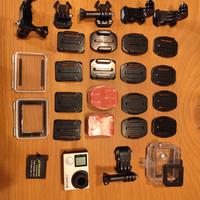 GoPro Hero 4 silver + accessori