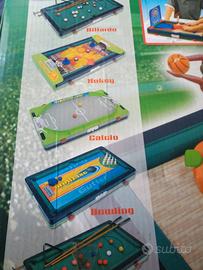 Set di sei giochi sportivi