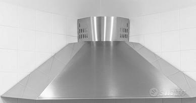 Cappa ELICA TURBOAIR ALPI GREY in Acciaio Inox