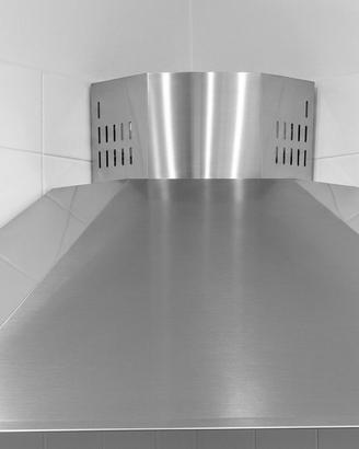 Cappa ELICA TURBOAIR ALPI GREY in Acciaio Inox