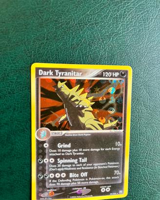 Pokemon Dark Tyranitar 19/109 olografica