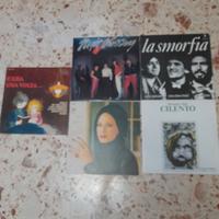 5 dischi in vinile 33 giri