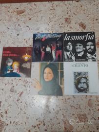 5 dischi in vinile 33 giri