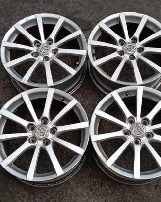 4 CERCHI in lega 17" POLLICI MAZDA MX-5 MIATA