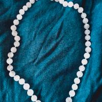 collana in quarzo rosa 