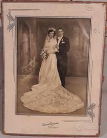 Fotografia bianconero corniciata matrimonio