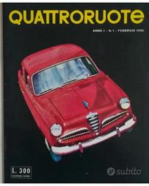 Collezione Quattroruote dal nr.1 del 1956 al