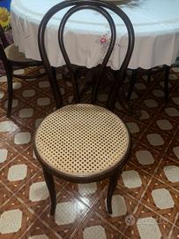 Set 4 sedie Thonet Originali Vintage