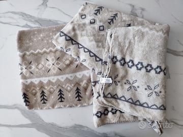Coperta singola con copri cuscino