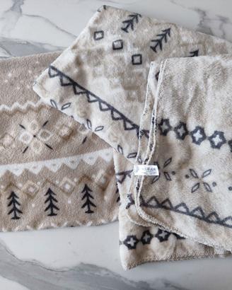 Coperta singola con copri cuscino