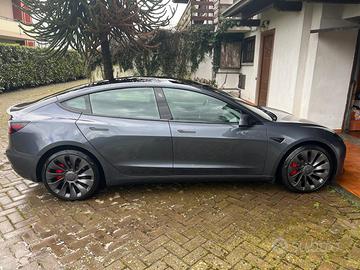 Model 3 Performance Dual Motor awd batteria nuova
