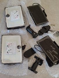 Faretti LED solari da esterno, due pezzi,  Nuovi 