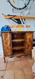 credenza libreria antica
