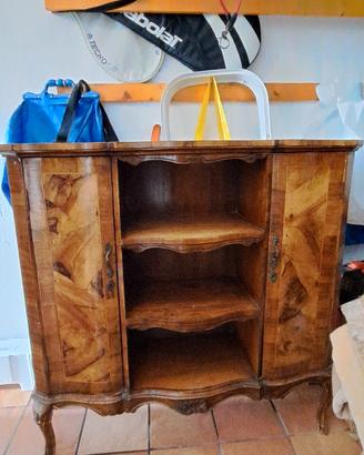credenza libreria antica