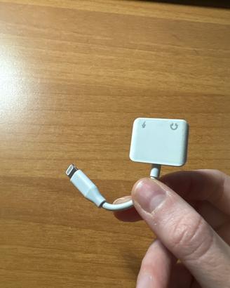 Adattatore iphone ricarica e cuffie
