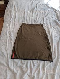 Prada Sport gonna tecnica vintage pile Linea Rosa