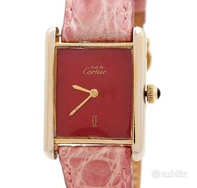 Cartier Tank Must Vermeil Lady Carica Manuale