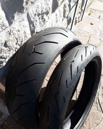 Gomme moto Pirelli diablo rosso 120/70 e 190/50