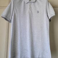 Polo Brunello Cucinelli con logo, Tg. M, 100% 