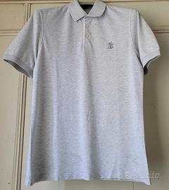 Polo Brunello Cucinelli con logo, Tg. M, 100% 