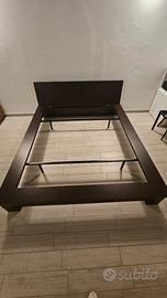 Letto Matrimoniale color wenge