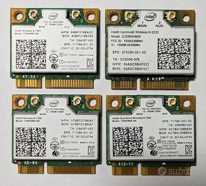 Lotto 6 Schede Wi-Fi Mini-PCIe - ASUS Dual Band AC