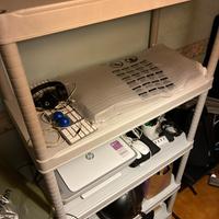 Scaffale plastica 4 ripiani per esterni/garage