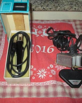 Nr. 2 microfoni:1 Grundig GDM 305+1 Philips N8402