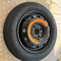 Ruotino scorta 14 Fiat 500 Panda Lancia Y Ka +KIT