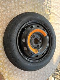 Ruotino scorta   Fiat 500 Panda S 135 /80 B14 +KIT