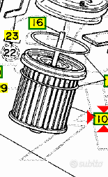 -Filtro Aria Yamaha Virago 535 2NT144510000