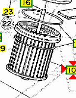 -Filtro Aria Yamaha Virago 535 2NT144510000