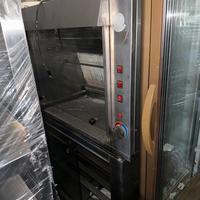 Girarrosto gas con scaldapatate