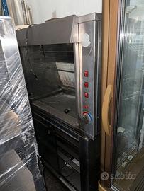 Girarrosto gas con scaldapatate