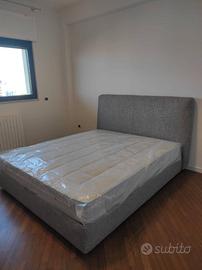 Letto Flou My Place 170x200 con contenitore