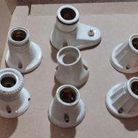 7 portalampada in ceramica