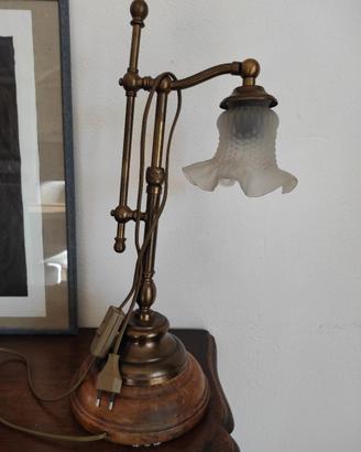 ANTICA LAMPADA DA TAVOLO STUDIO SCRIVANIA