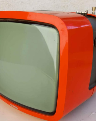 tv Icaro 1200 anni '70 rossa
