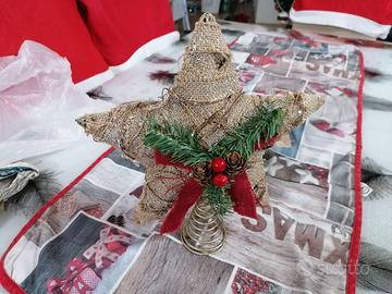 Puntale a forma di stella in Juta