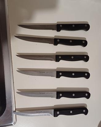 set coltelli cucina e bistecche
