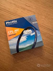 Filtro Phottix Polarizzatore Circolare CPL Slim 52