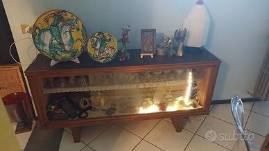mobile bar con vetrina stile anni 60