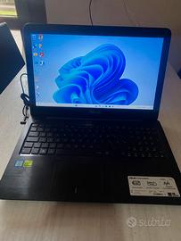 Notebook ASUS F556U I7 SSD garanzia 12 MESI