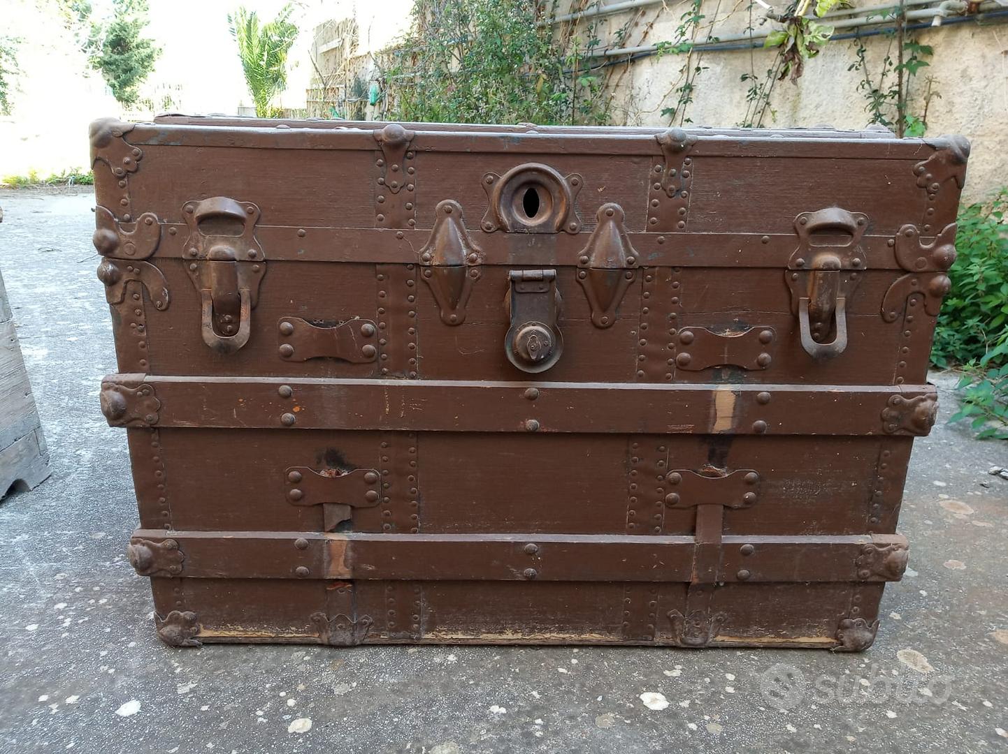 Antico Baule Vintage Cassapanca Legno Industriale - Arredamento e  Casalinghi In vendita a Palermo