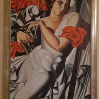 dipinto copia di "donna con foulard"